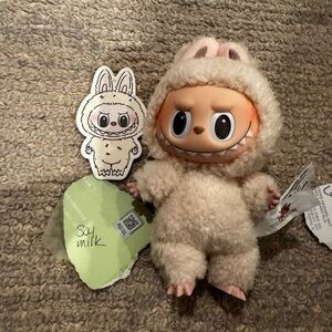 Adorable Plush Monster Toy - Cream